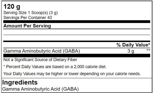 GN GABA Powder - 120g