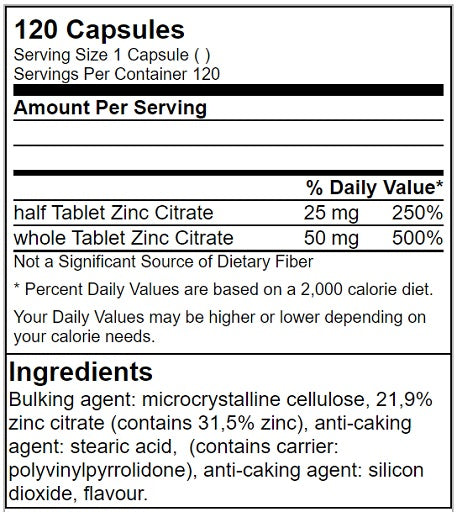 GN Zinc Citrate - 120 Tabl.