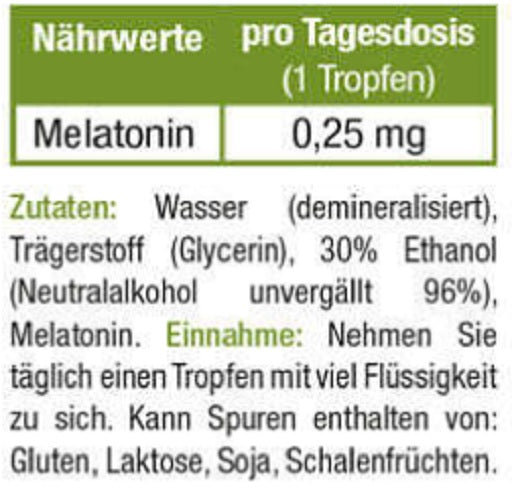 Sinob Melatonin Tropfen 50ml (1400 Tropfen)