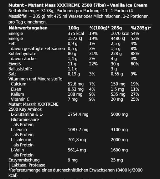 Mutant Mass XXXTREME 2500 - 5,45kg