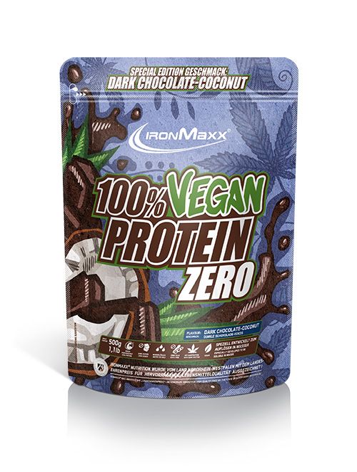 IronMaxx 100% Vegan Protein Zero 500g