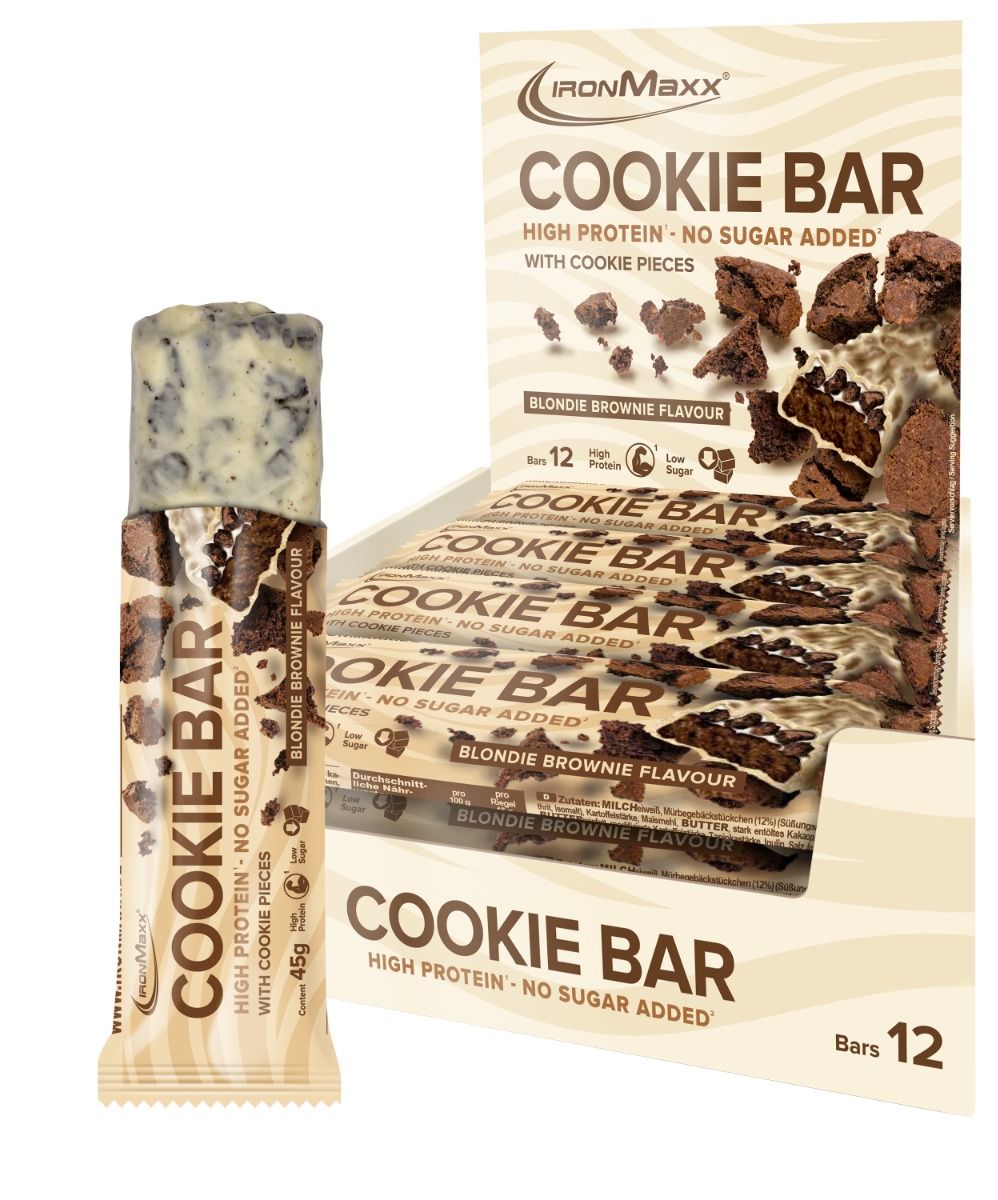 Ironmaxx Cookie Bar 12x45g