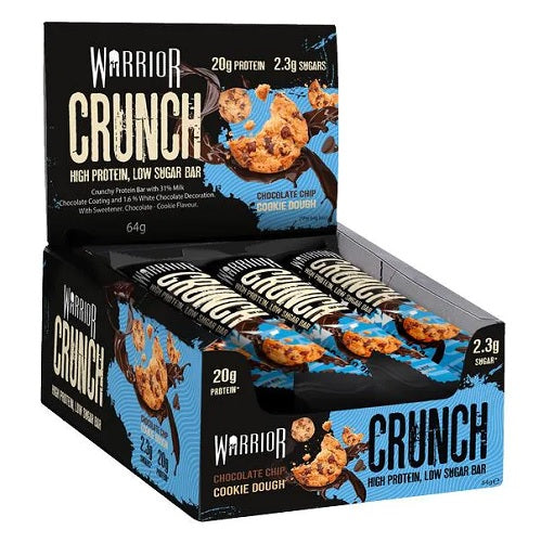 Warrior Crunch High Protein Low Sugar Bar 12x64g