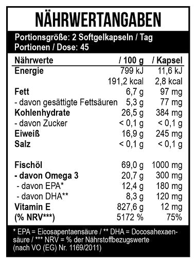 MST - Nordic Fish Oil 360 Kapsel (Omega 3)