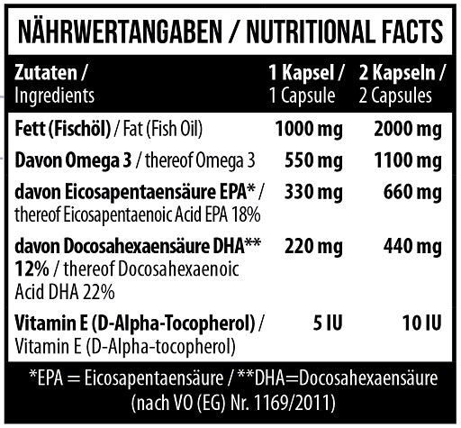 MST - Omega 3 Selected 110 Kapseln