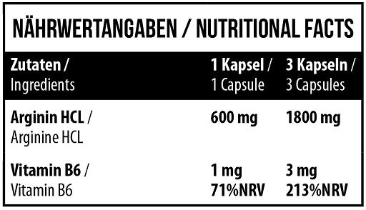 MST - Arginine HCL 90 Kapseln