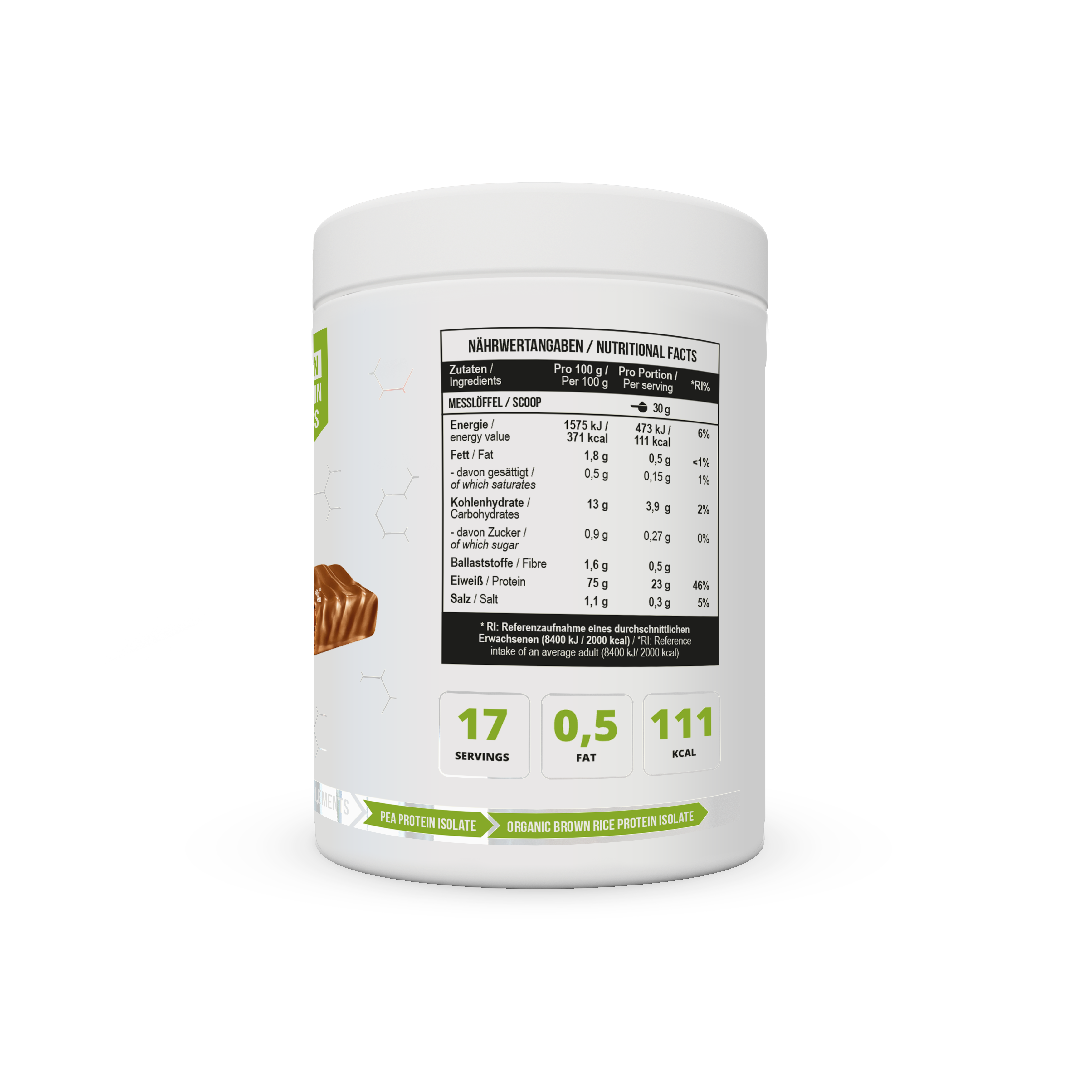 MST - Vegan Mix Protein Isolat 510g Dose