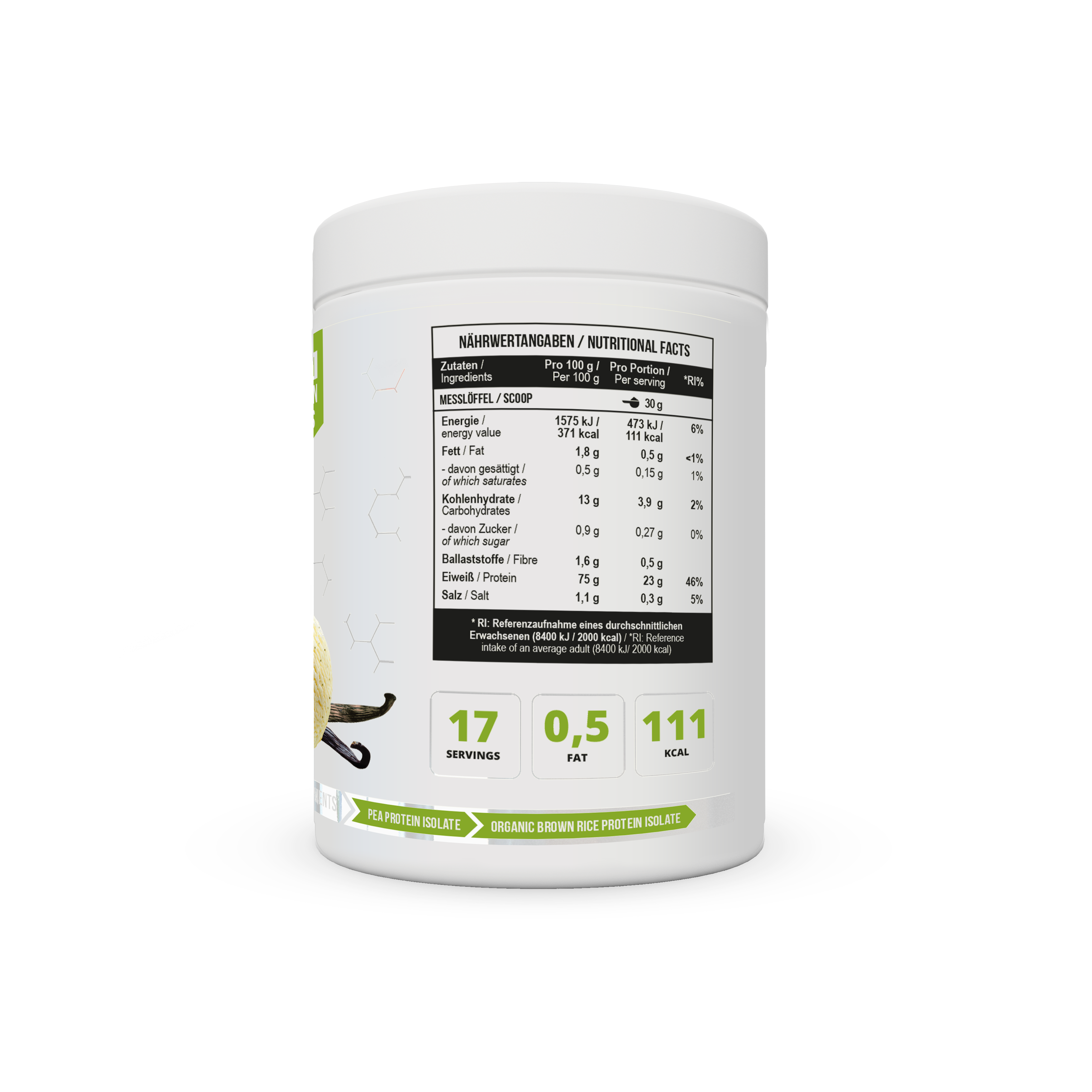 MST - Vegan Mix Protein Isolat 510g Dose