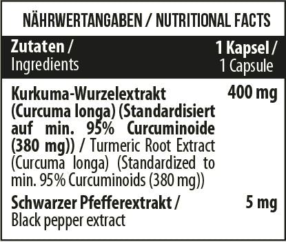 MST - Curcumin 95 Extract 60 Kapseln