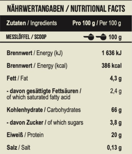 MST - Mass Gainer 1000g