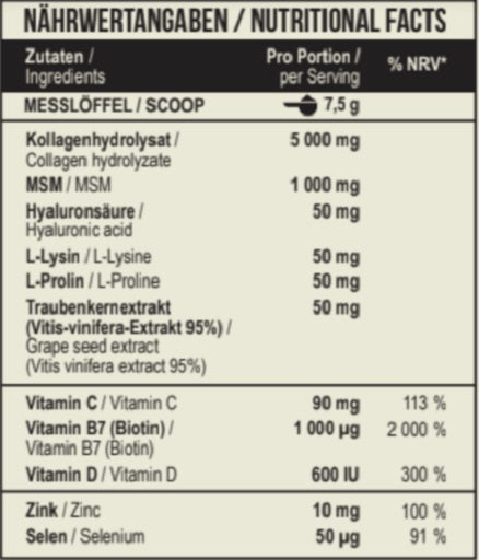 MST - Beauty Collagen Verisol + OptiMSM 225g