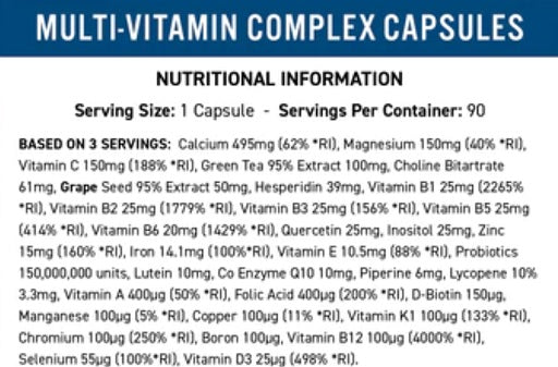 Applied Nutrition Multi-Vitamin Complex 90 Kapseln