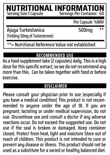 Chemical Warfare Turkesterone Elite 60 Kapseln