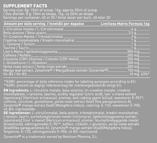 Swedish Supplements Project X 320 g