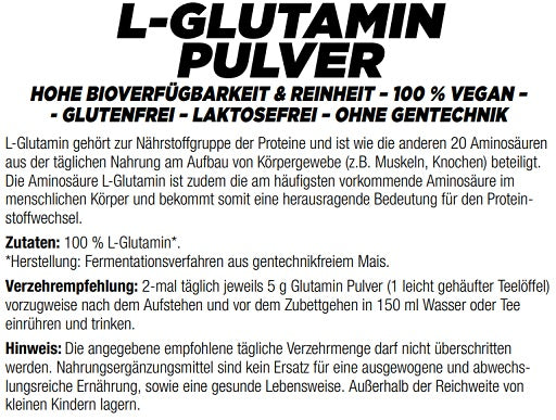 MySupps Glutamine 500g