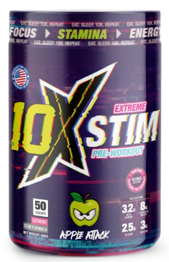 10XAthletic 10X Stim Extreme Pre-Workout (50 Serv.) 600g