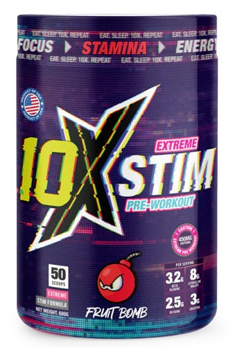 10XAthletic 10X Stim Extreme Pre-Workout (50 Serv.) 600g