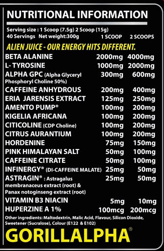 Gorillalpha Alien Juice 300g