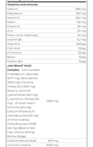 Scitec Hot Blood NO-STIM 375g