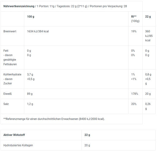 BioTech Clear Collagen 308g