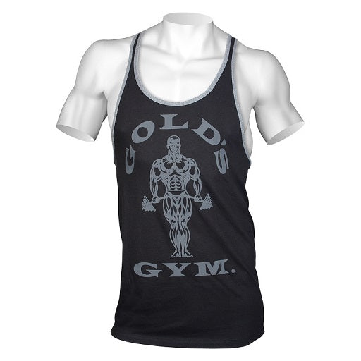 Gold´s Gym GGVST004 Contrast Stringer schwarz/grey