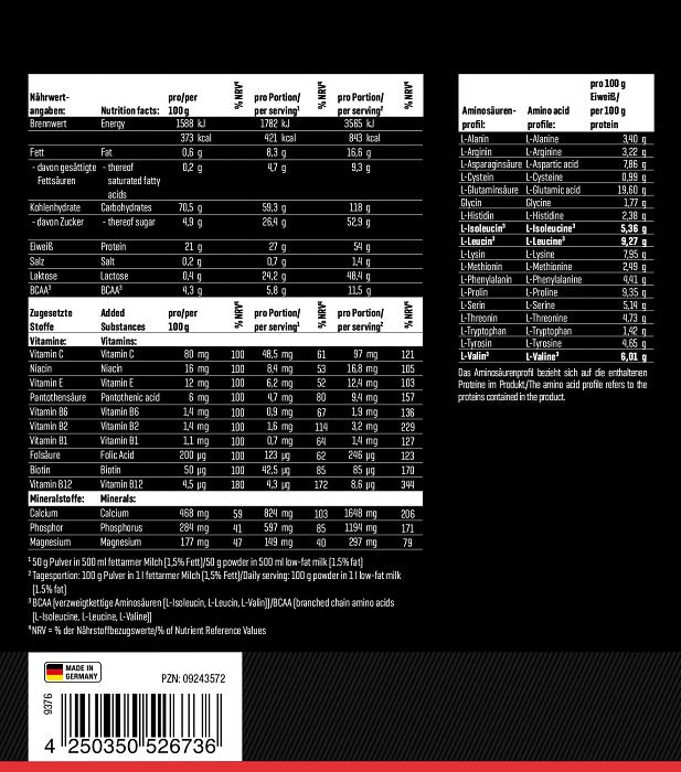 Body Attack Power Weight Gainer 4,75kg