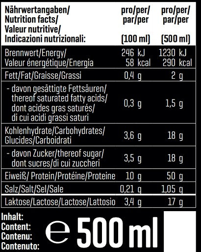 Body Attack High Protein Shake (12x500ml)