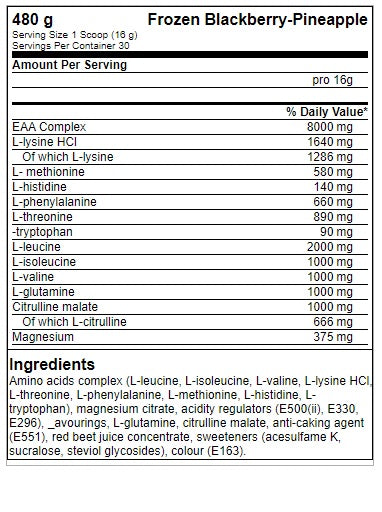 FA Nutrition ICE Hydro Amino - 480g