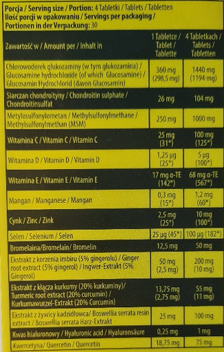 Nuclear Nutrition Axis Joint Complex 120 Tabletten